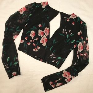 Express Floral Crop Top